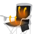 Heated Seat Cushion with Backrest for Car and Camping Chairs Portable with USB Power
