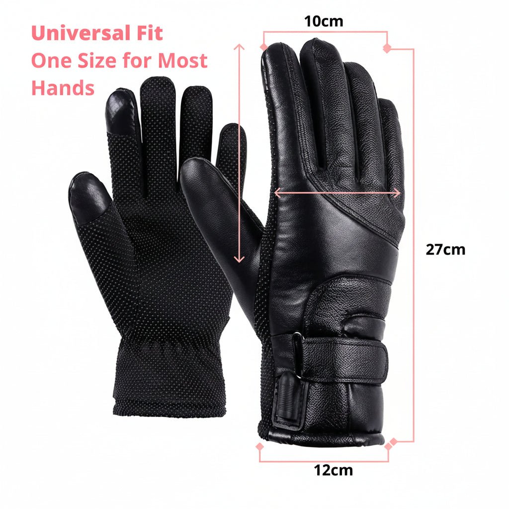 HEATFEMME – Adjustable Heated Gloves for Women with Waterproof Protection
