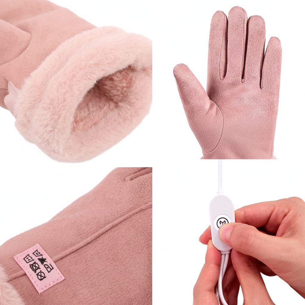 HEATFEMME – Adjustable Heated Gloves for Women with Waterproof Protection