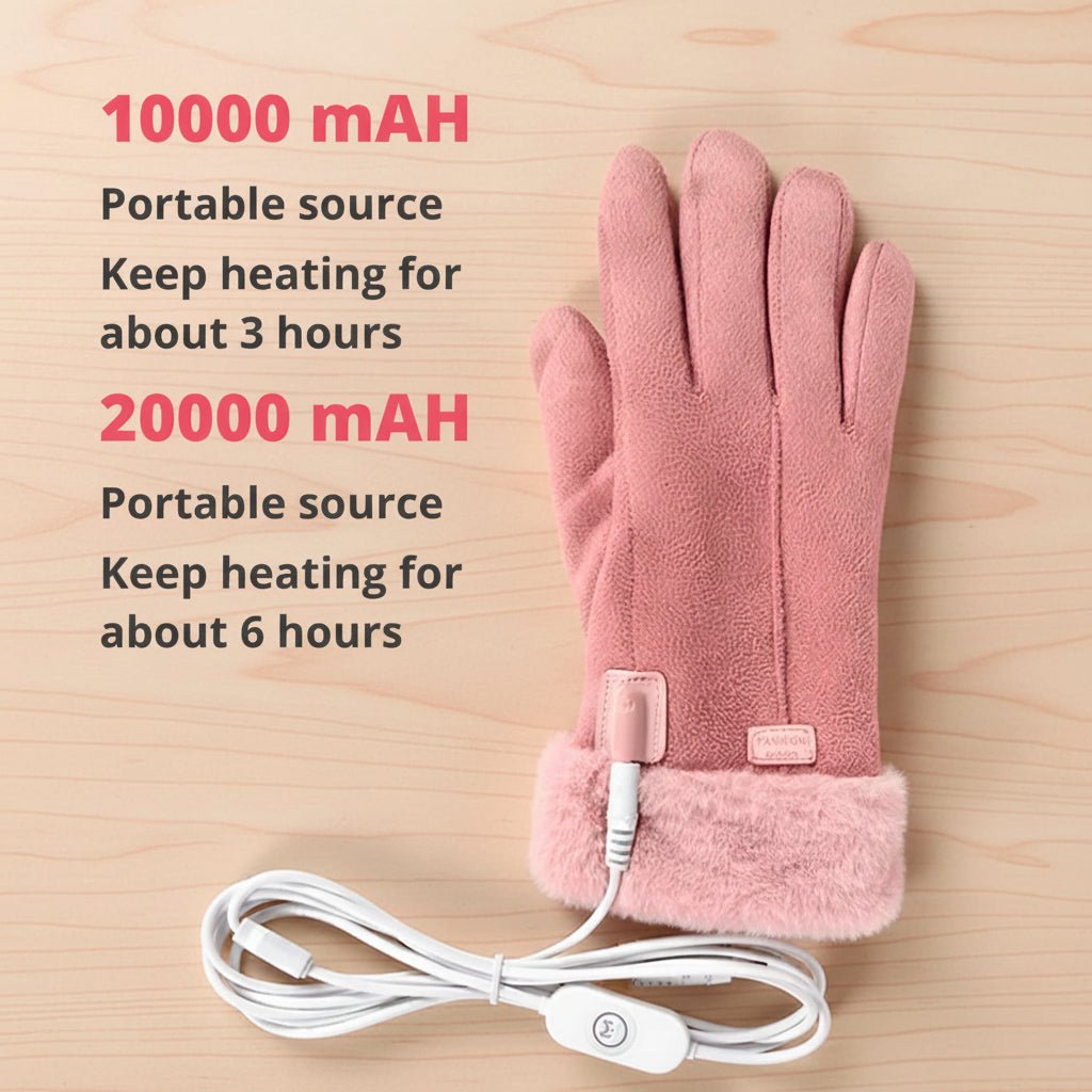 HEATFEMME – Adjustable Heated Gloves for Women with Waterproof Protection