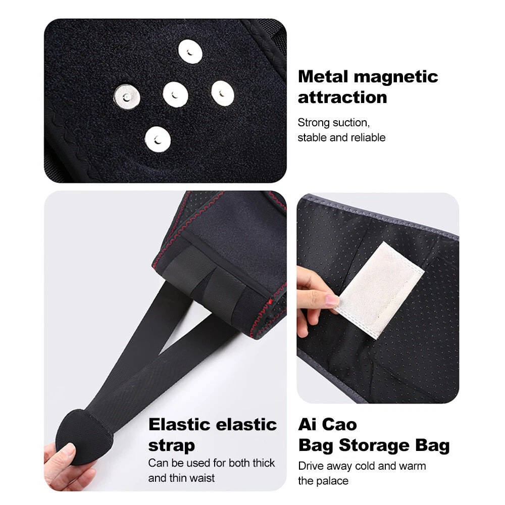 Heating Pad and Warming Waist Belt with Back Massage Infrared Heat and Digital Controller