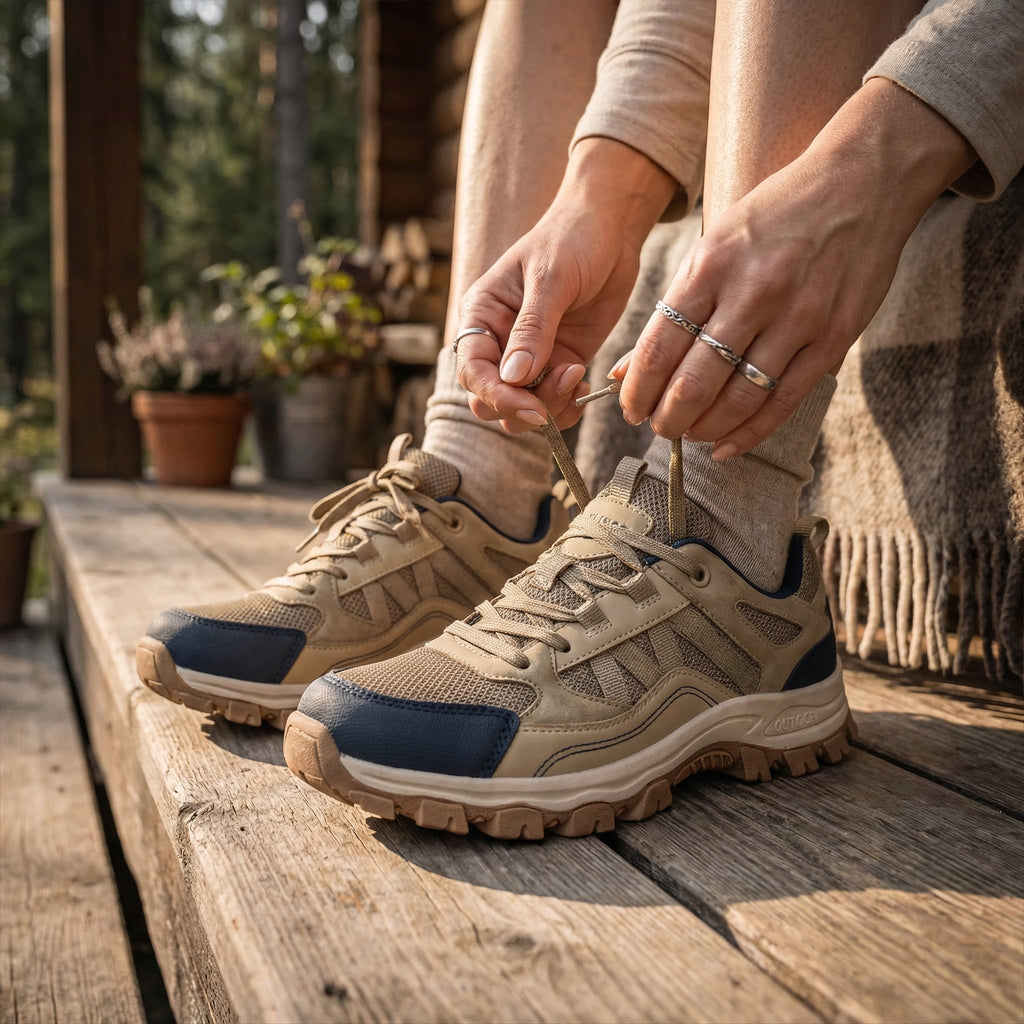 Lightweight Breathable Outdoor Hiking Shoes | Flexible Grip Support