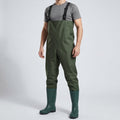 Fishing Waders with Boots - Waterproof Chest Waders for River and Pond Fishing