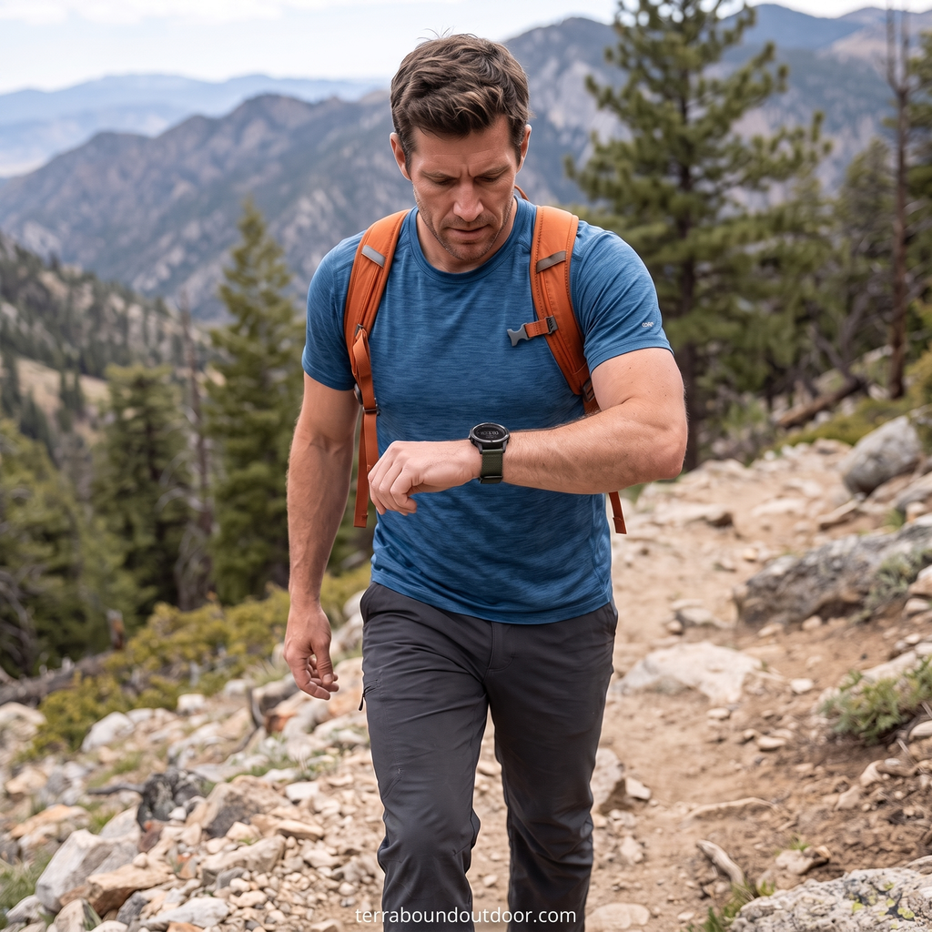 Men's Digital Sport Watch – Waterproof Compass and Step Tracker