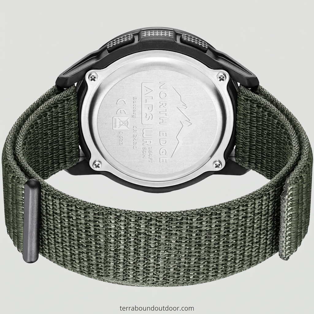 Men's Digital Sport Watch – Waterproof Compass and Step Tracker