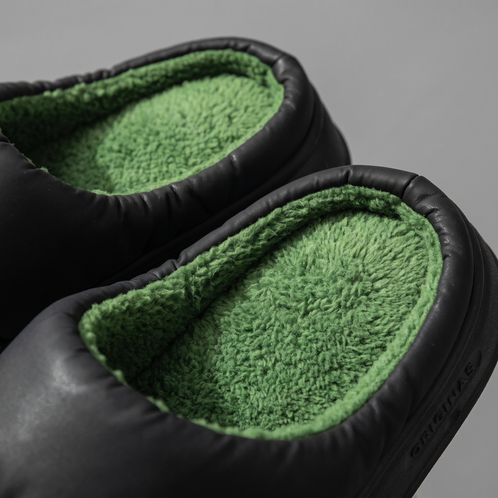 Quilted House Slippers | Fleece-Lined, Non-Slip Cushioned Comfort