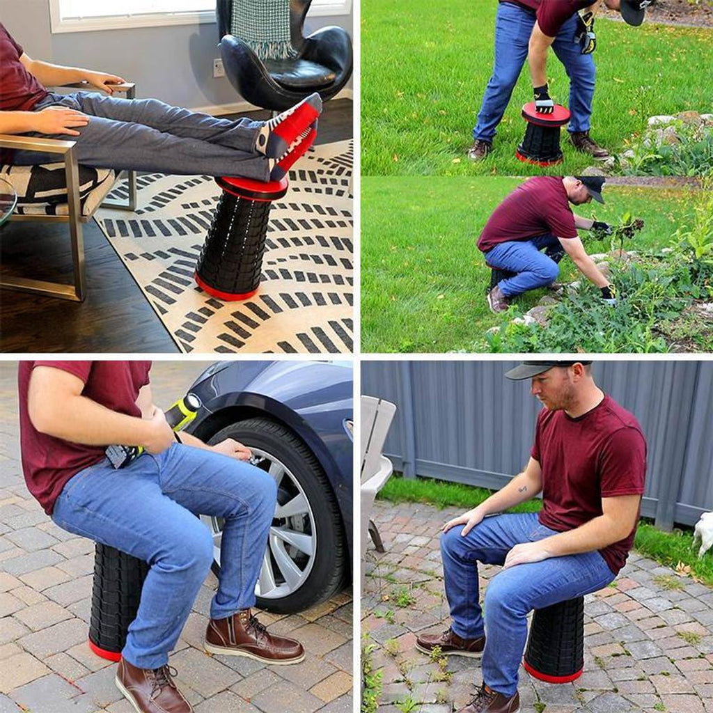 Premium Collapsible Camping Stool – Portable Folding Stool for Outdoor, Hiking, Fishing & Travel
