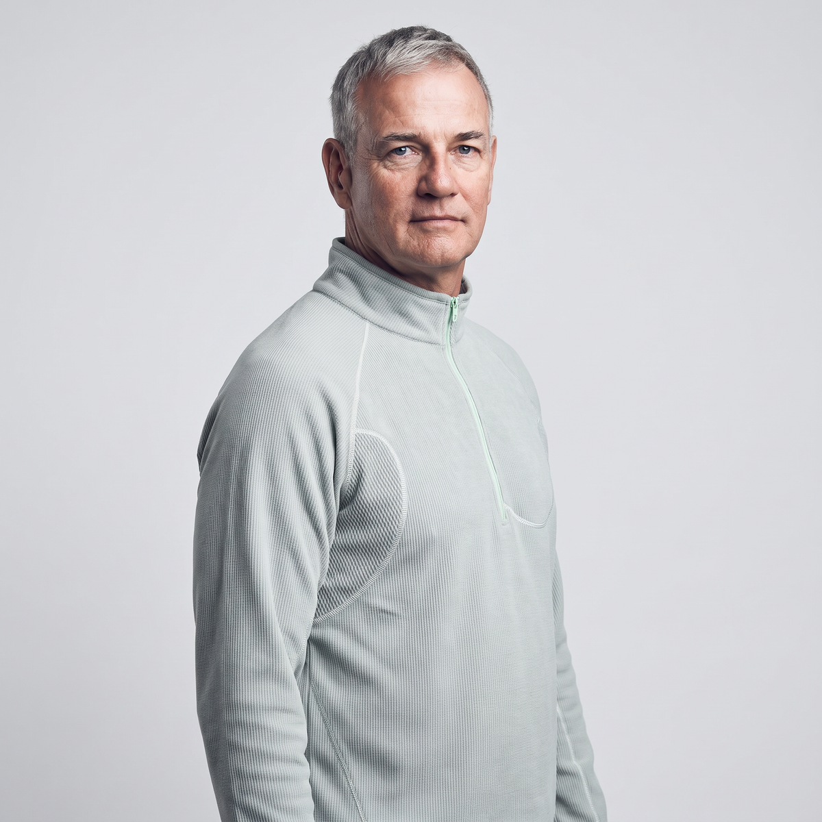Men's Fleece Jacket - Half-Zip Pullover - Walking & Hiking Midlayer