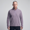 Men's Fleece Jacket - Half-Zip Pullover - Walking & Hiking Midlayer