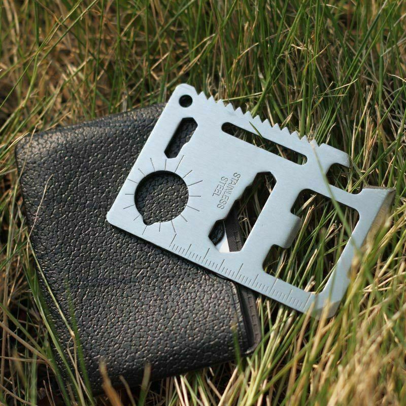 Credit Card Multi Tool – 11-in-1 Survival Card Tool for Wallet