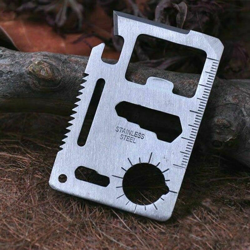 Credit Card Multi Tool – 11-in-1 Survival Card Tool for Wallet