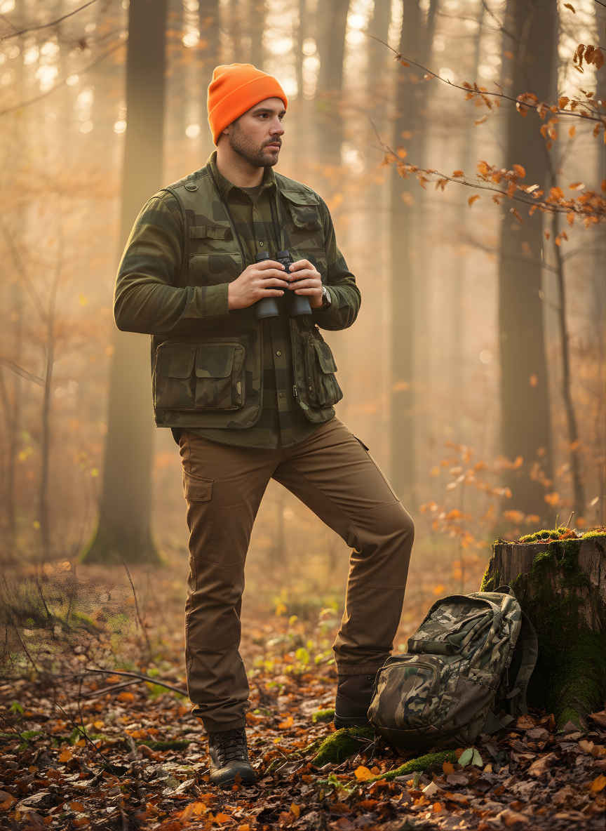 Lightweight Outdoor Utility Vest with Multiple Pockets – Breathable Design for Field Use