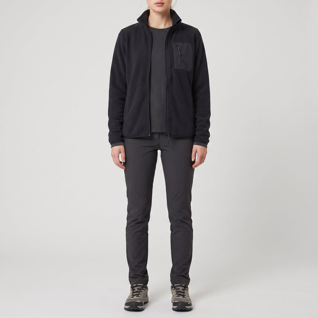 Women's Fleece Jacket - Full Zip Up Fleece - Walking & Hiking