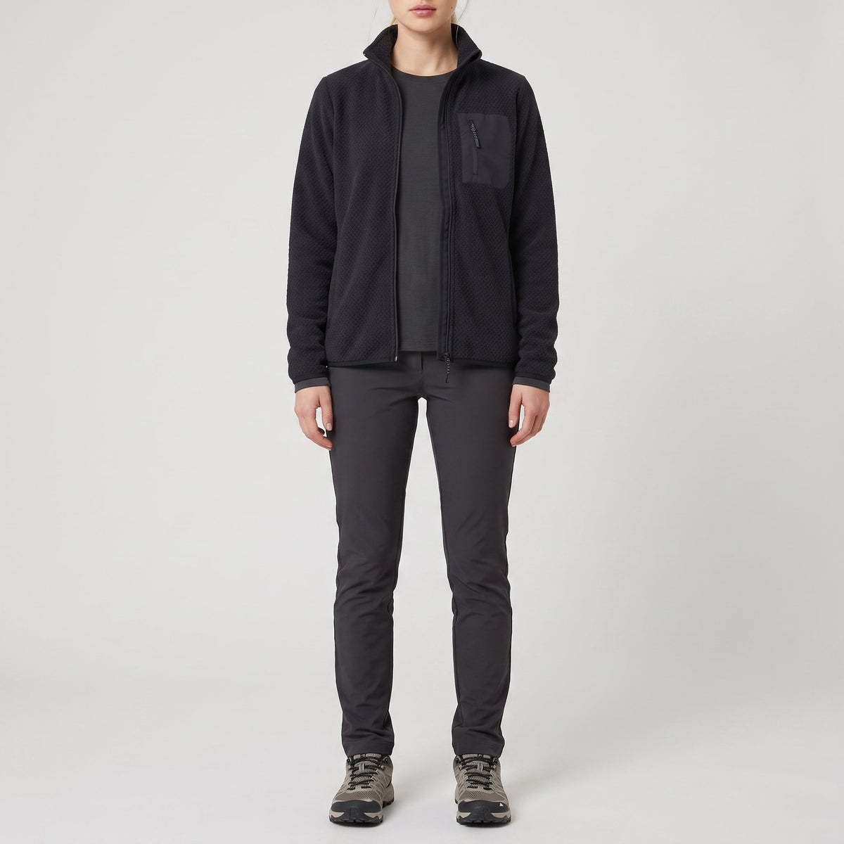 Women's Fleece Jacket - Full Zip Up Fleece - Walking & Hiking