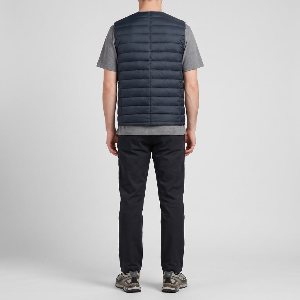 Men's Gilet - Lightweight Down Filled Body Warmer for Hiking & Outdoor