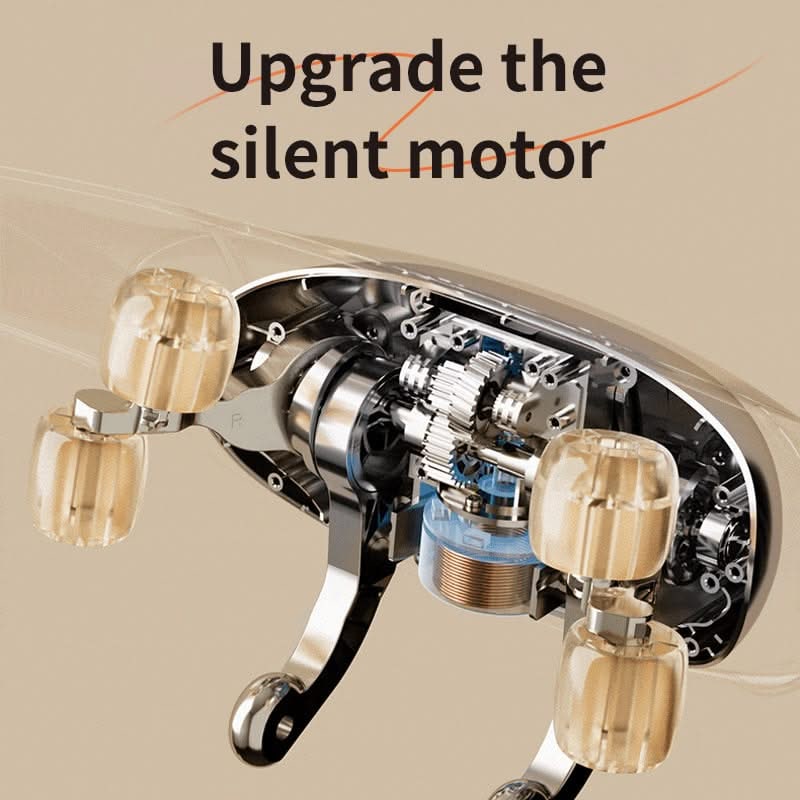 Neck and Shoulder Massager for Sore with Heat Rotating Heads and Adjustable Straps