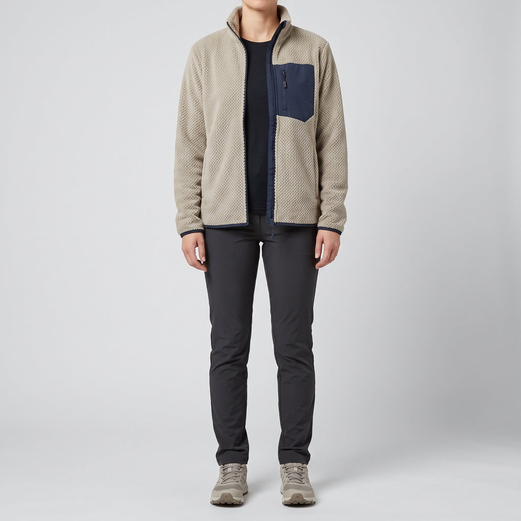Women's Fleece Jacket - Full Zip Up Fleece - Walking & Hiking