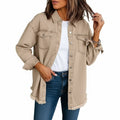 Oversized Shirt Jacket for Women