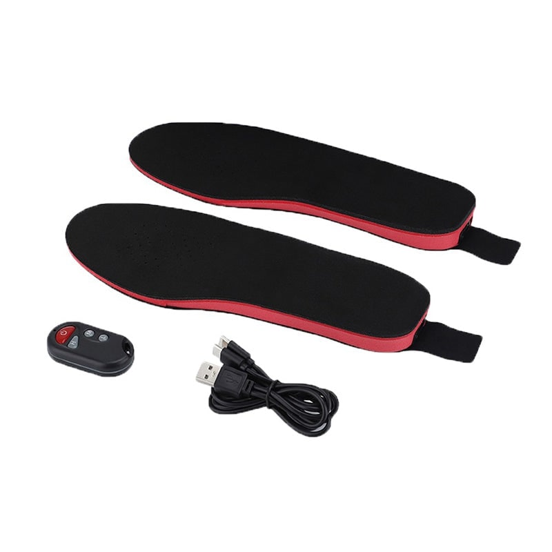 Plantar Fascia High Arch Support Custom Orthotic Heated Insoles with Remote Control