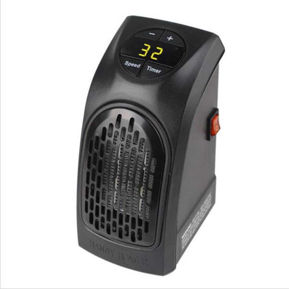 Plug in Heater Portable Electric Energy Efficient Digital Display and Ceramic Heating Elements
