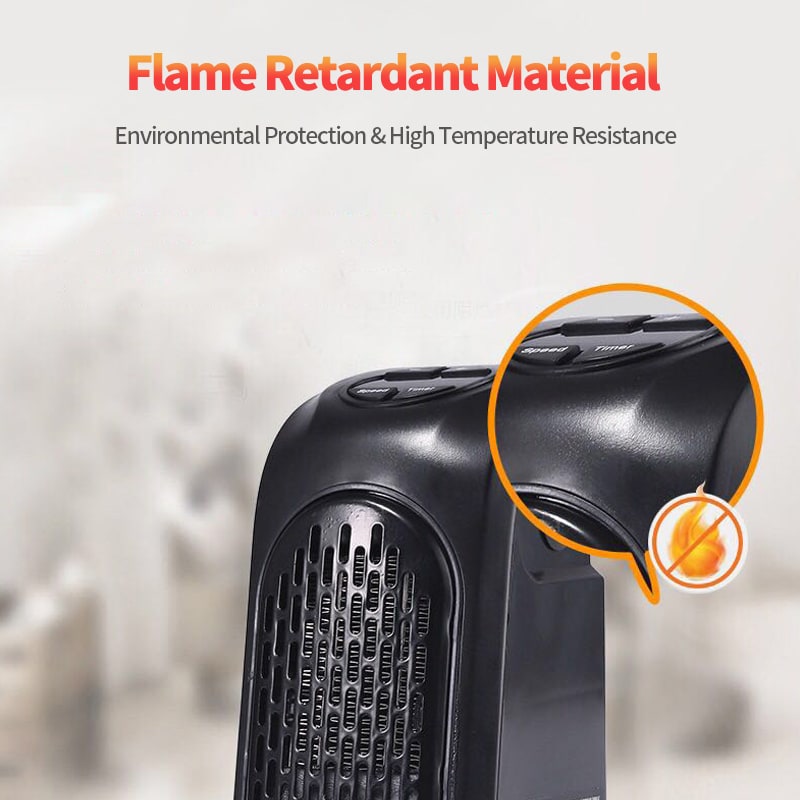 Plug in Heater Portable Electric Energy Efficient Digital Display and Ceramic Heating Elements