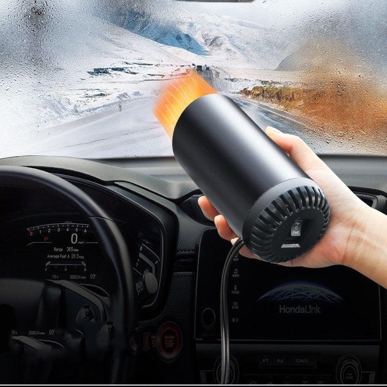 Portable Car Heater and Auto Defrost Fan 12v Plug in and Adjustable 12 Volt Dc