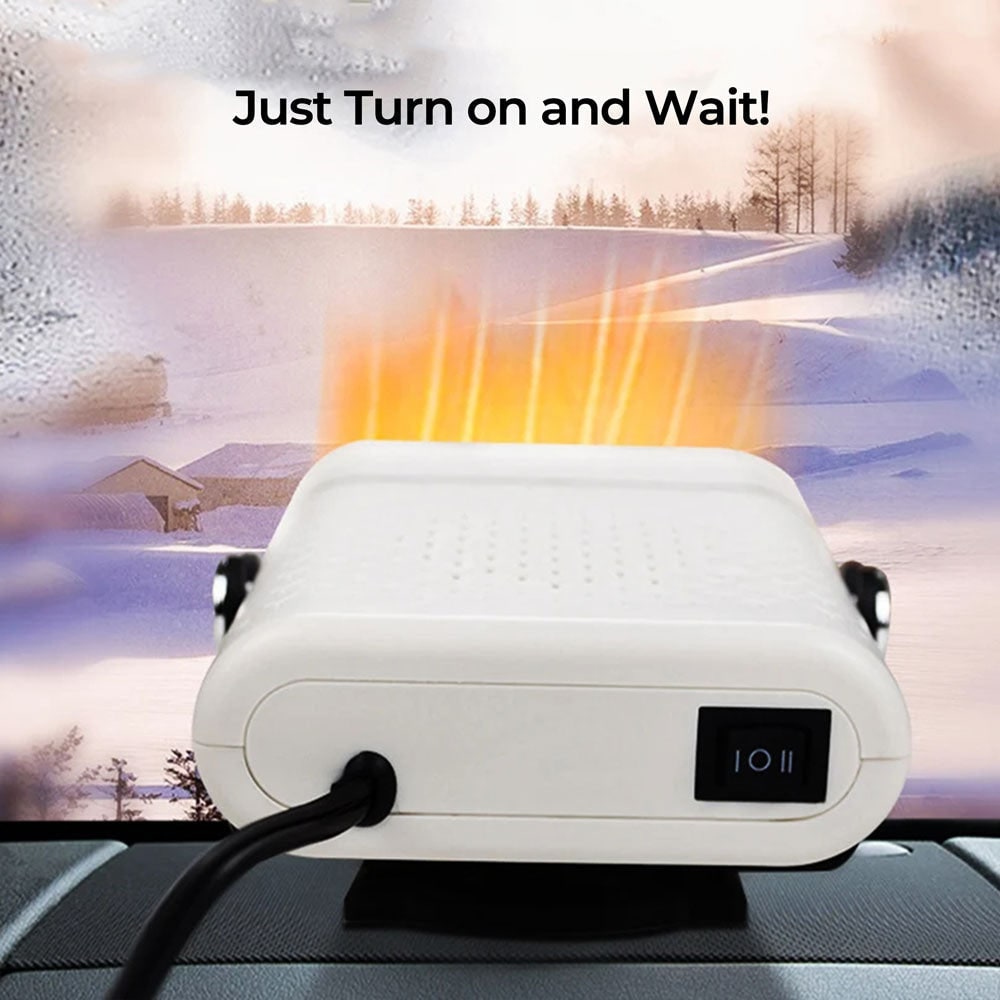 Portable Car Heater and Auto with 12v Plug in Fan and Quick Heat Defrost 12 Volt Dc