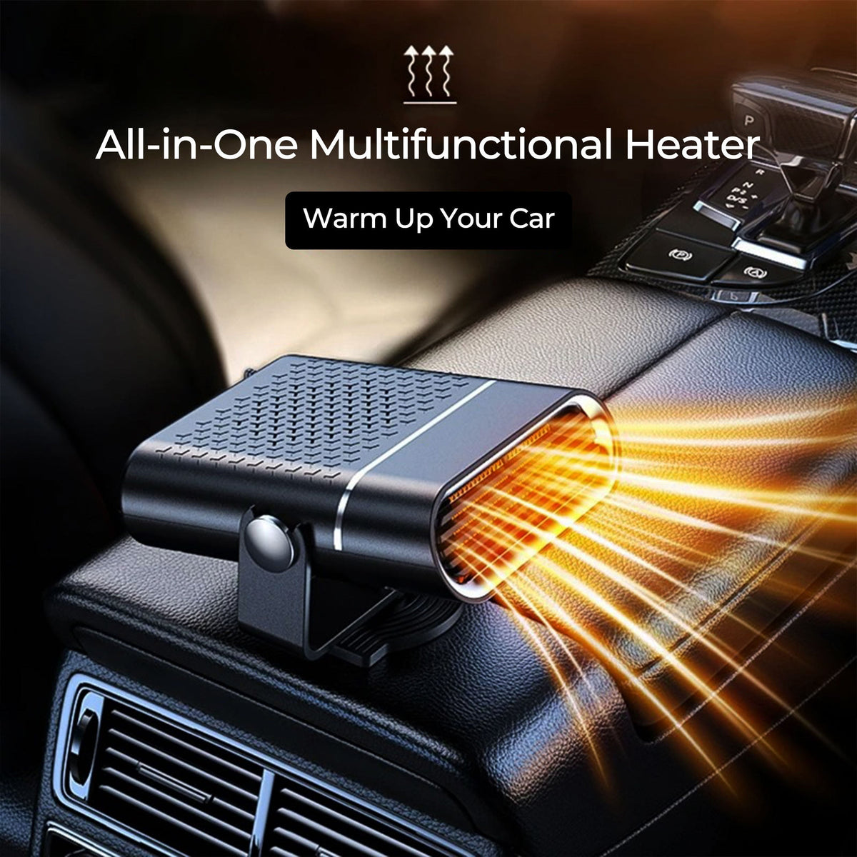 Portable Car Heater and Auto with 12v Plug in Fan and Quick Heat Defrost 12 Volt Dc