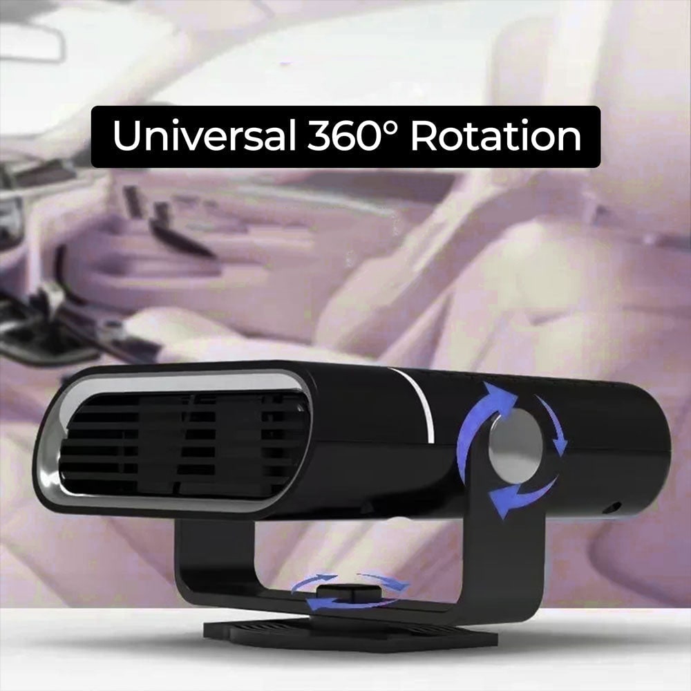 Portable Car Heater and Auto with 12v Plug in Fan and Quick Heat Defrost 12 Volt Dc