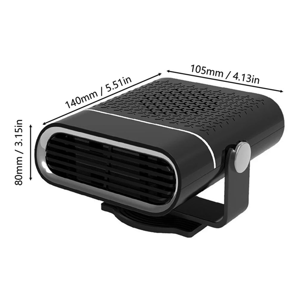 Portable Car Heater and Auto with 12v Plug in Fan and Quick Heat Defrost 12 Volt Dc