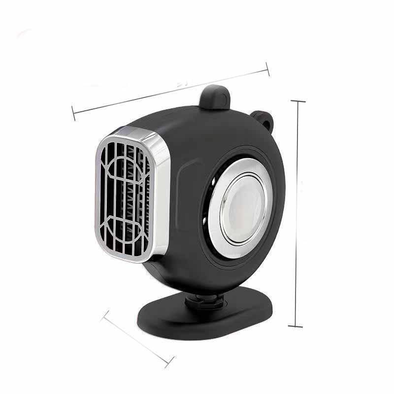 Portable Car Heater with 12 Volt Automotive Plug in Defroster Fan and Rotary Holder 12v