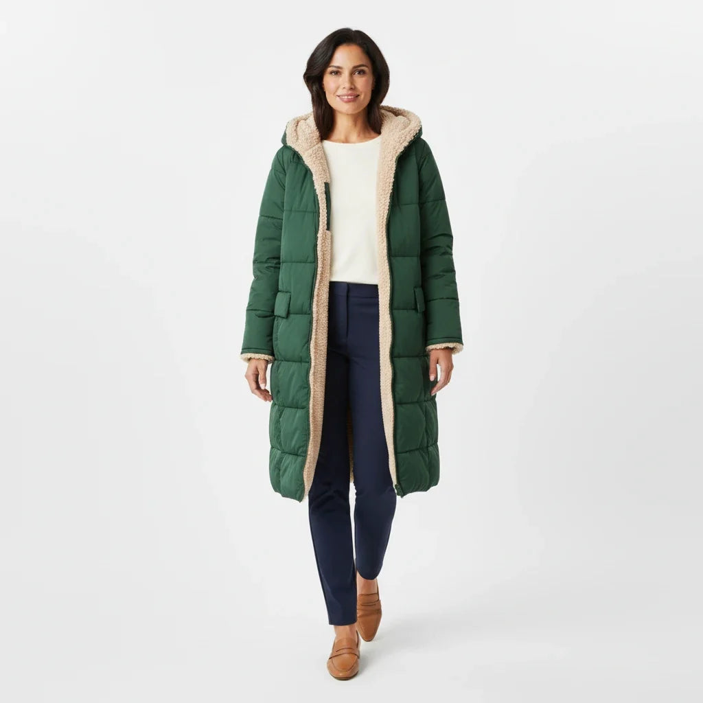 Hooded Puffer Jacket for Women