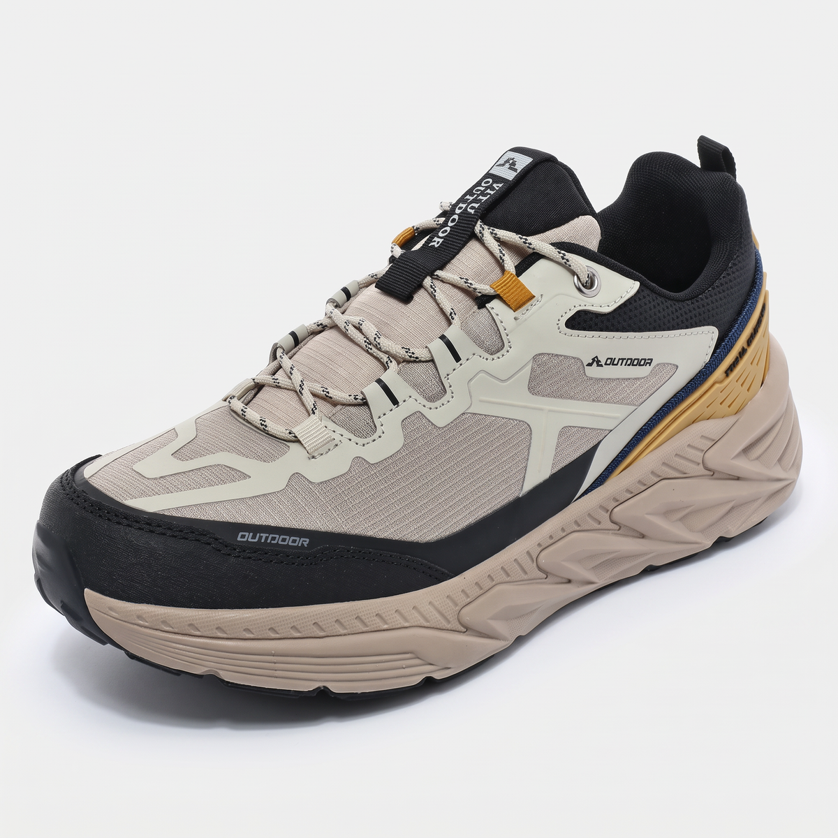 Men's Trail Shoes - Cushioned Running Trainers for Walking & Hiking