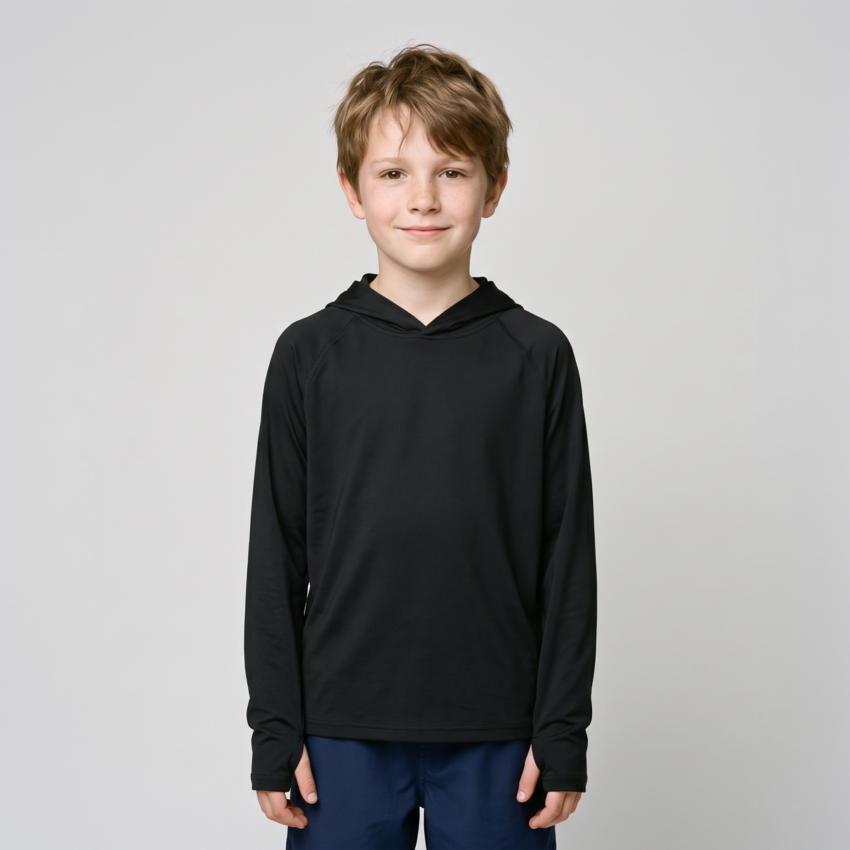 Kids' Sun Hoodie - UPF 50+ Long Sleeve UV Top for Boys & Girls