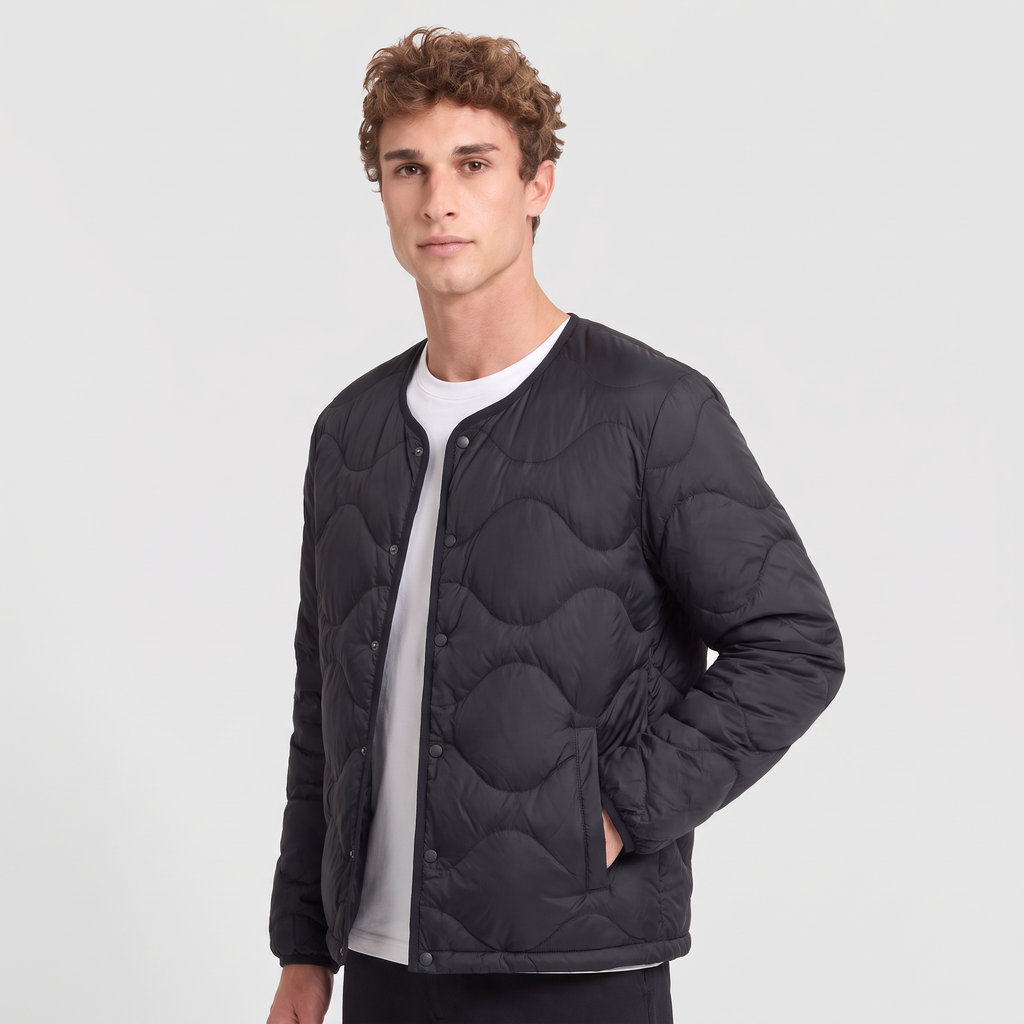 Men's Puffer Jacket - Lightweight Quilted Down Jacket for Layering
