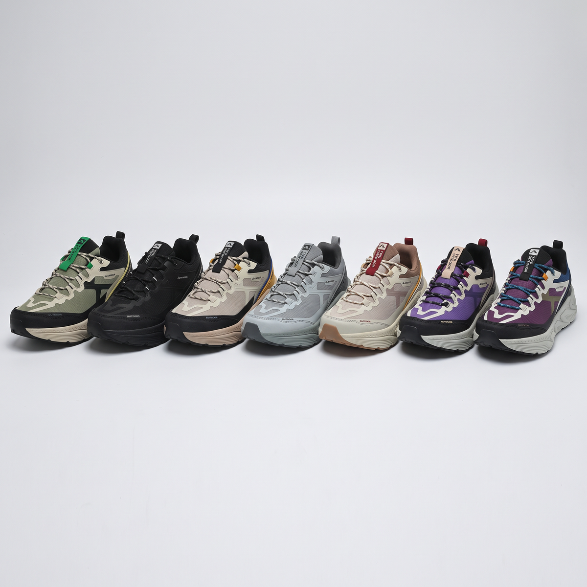 Men's Trail Shoes - Cushioned Running Trainers for Walking & Hiking