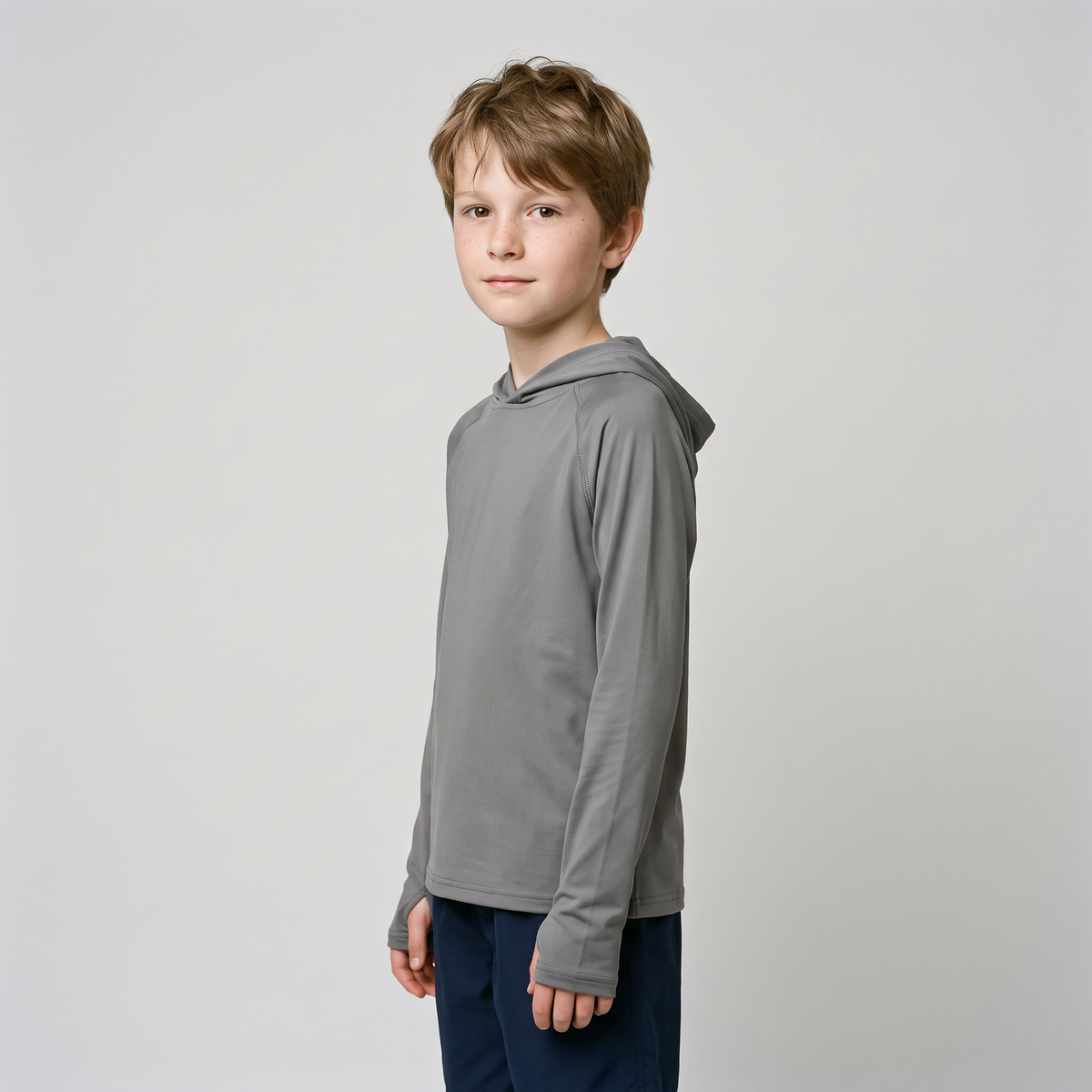 Kids' Sun Hoodie - UPF 50+ Long Sleeve UV Top for Boys & Girls