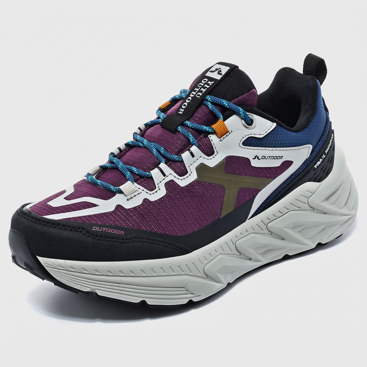 Men's Trail Shoes - Cushioned Running Trainers for Walking & Hiking