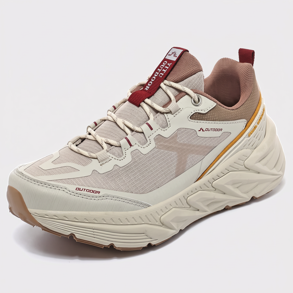 Men's Trail Shoes - Cushioned Running Trainers for Walking & Hiking