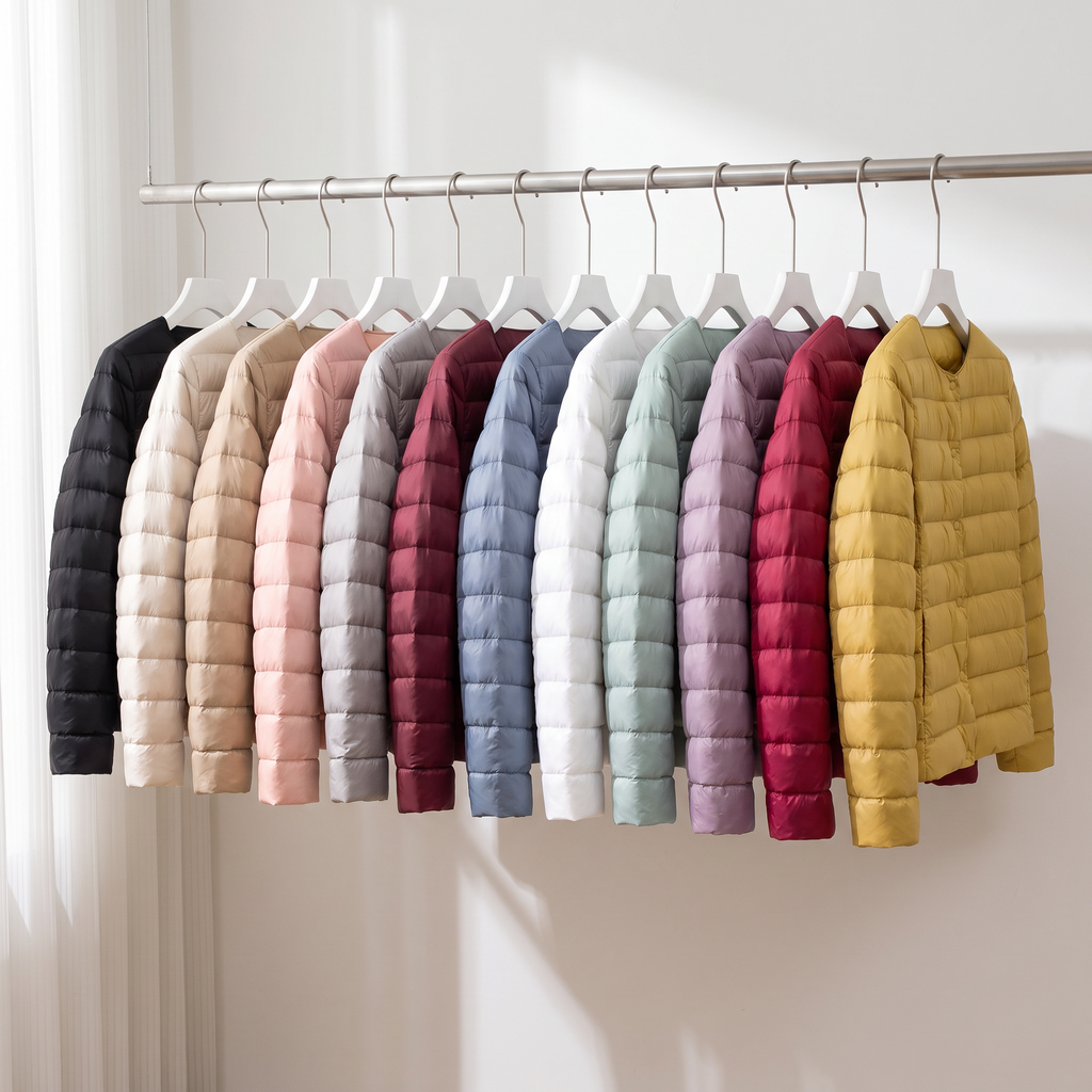 Women's Puffer Jacket - Lightweight Packable Duck Down Jacket