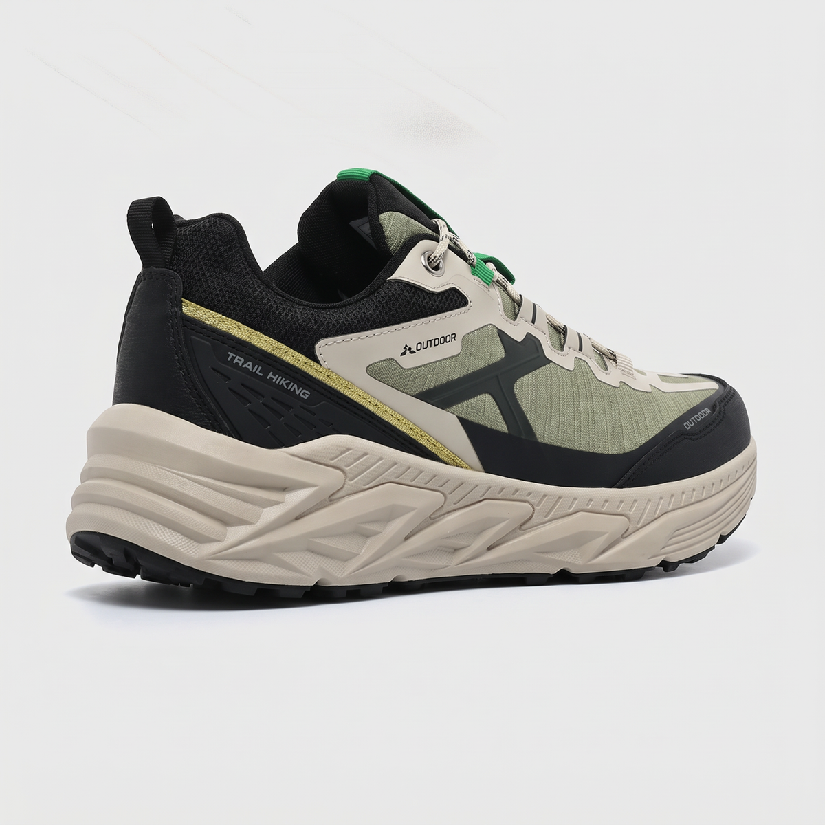 Men's Trail Shoes - Cushioned Running Trainers for Walking & Hiking
