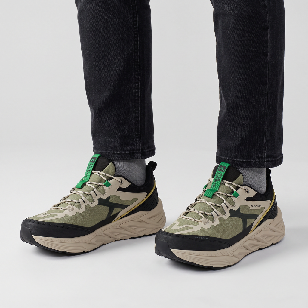 Men's Trail Shoes - Cushioned Running Trainers for Walking & Hiking