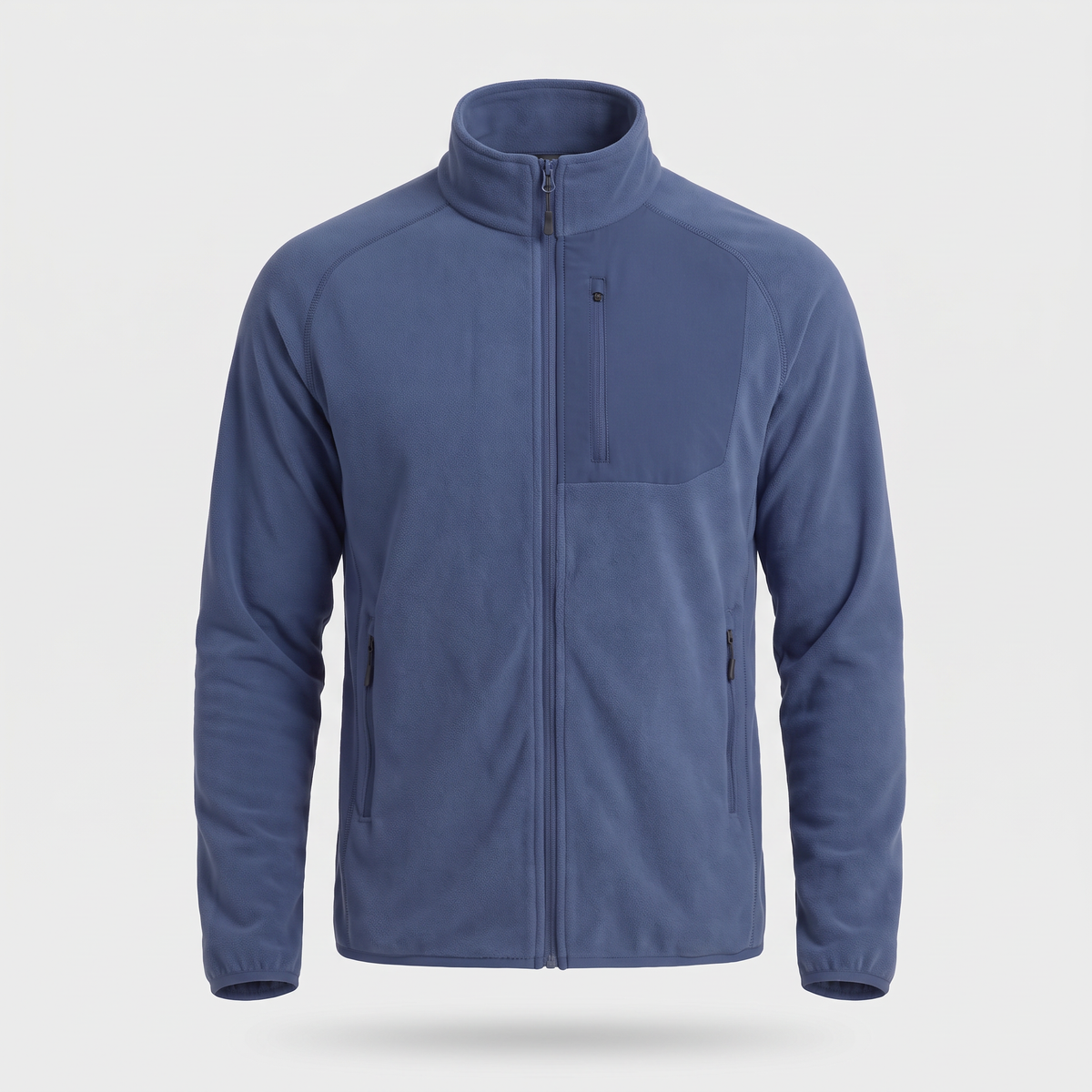 Men's Fleece Jacket - Lightweight Zip Up Fleece for Walking & Hiking