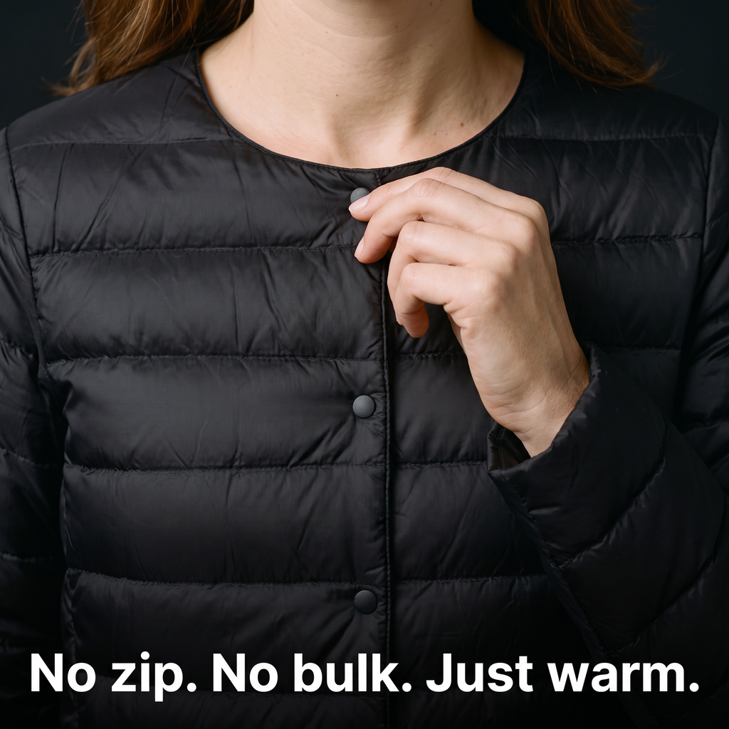 Women's Puffer Jacket - Lightweight Packable Duck Down Jacket