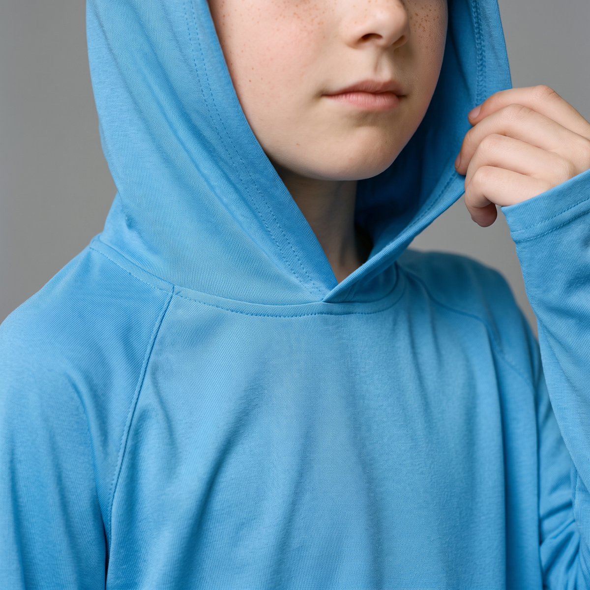 Kids' Sun Hoodie - UPF 50+ Long Sleeve UV Top for Boys & Girls