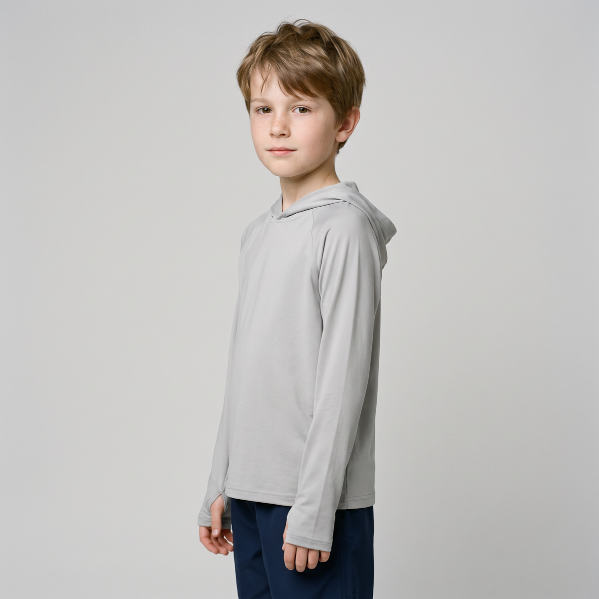 Kids' Sun Hoodie - UPF 50+ Long Sleeve UV Top for Boys & Girls