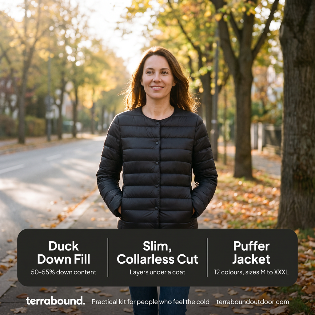 Women's Puffer Jacket - Lightweight Packable Duck Down Jacket