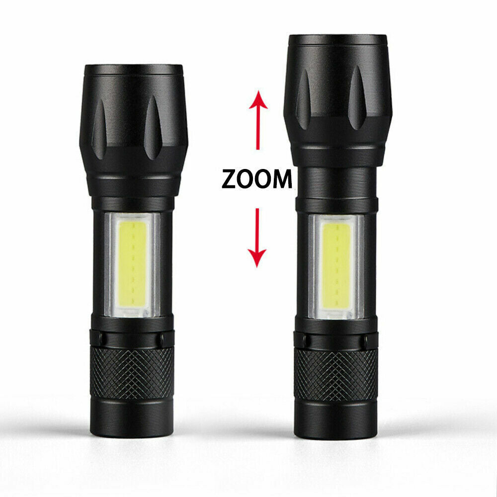 Mini Tactical Flashlight – 900 Lumen USB Rechargeable High Power EDC Camping & Emergency Torch |
