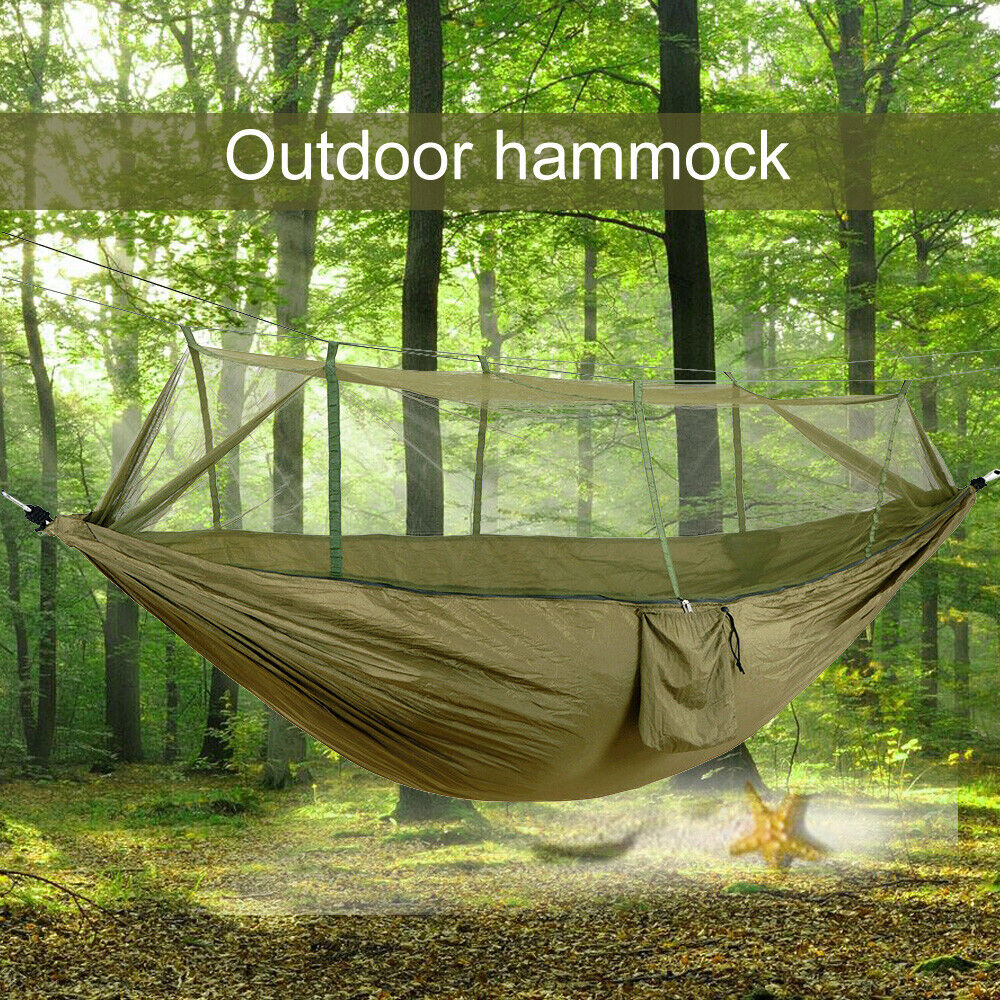 Camping Hammock Kit With Mosquito Net Under Quilt Blanket Rainfly Cover Tarp Fall