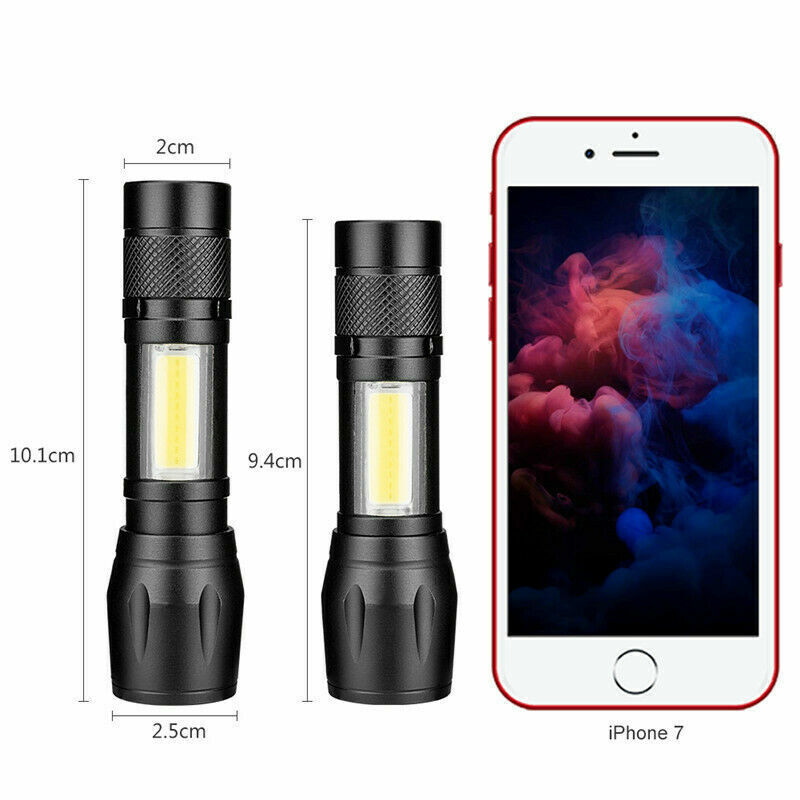 Mini Tactical Flashlight – 900 Lumen USB Rechargeable High Power EDC Camping & Emergency Torch |
